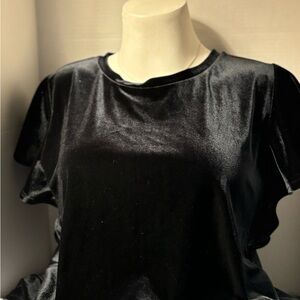 Ann Taylor Black Short Sleeve T-Shirt